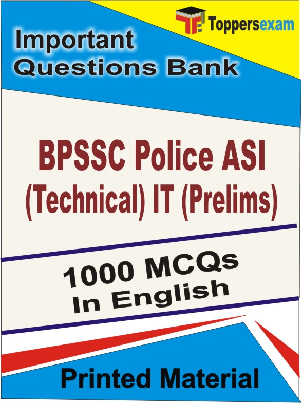 BPSSC Police ASI (Technical) IT (Prelims) Book in English - Objective MCQ