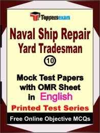 Naval Ship Repair Yard Tradesman Exam Mock Test Papers (Book) in English