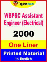 WBPSC Assistant Engineer (Electrical) One Liner Book in English