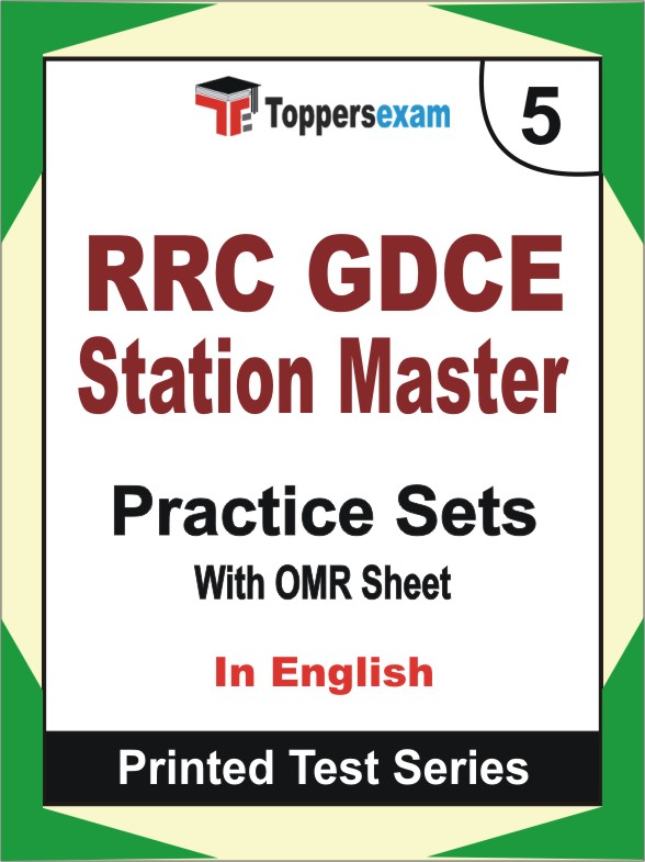 RRC GDCE Station Master Book in English - Mock Test / Practice Set