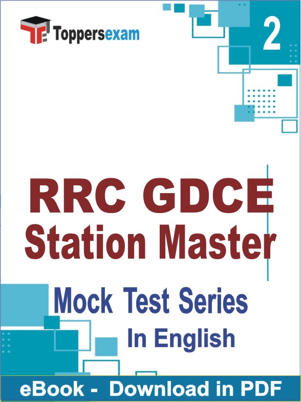 RRC GDCE Station Master PDF Book In English - Question Paper
