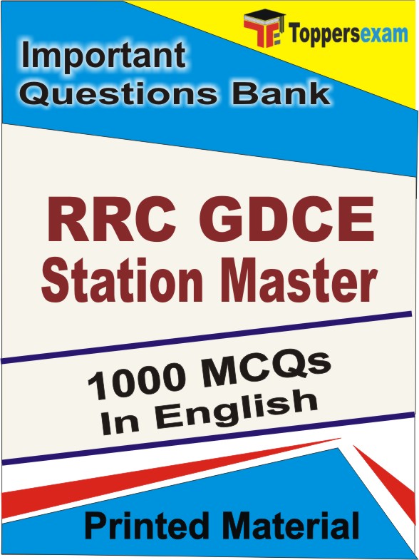 RRC GDCE Station Master Book in English - Objective MCQ