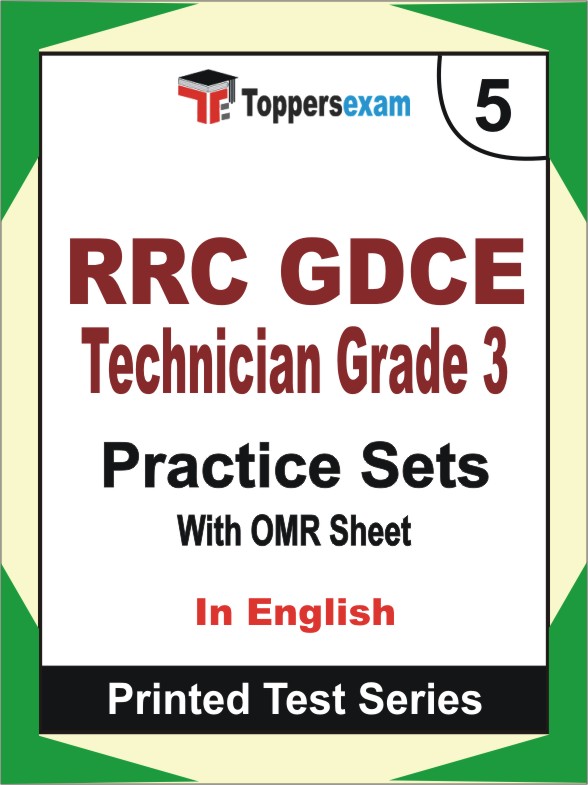 RRC GDCE Technician Grade 3 Book in English - Mock Test / Practice Set