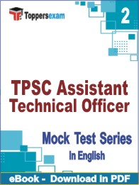 TPSC Assistant Technical Officer Test PDF Book In English - Question Paper