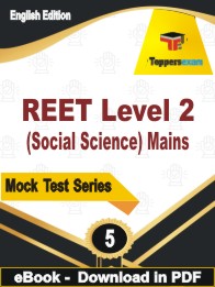 REET Level 2 (Social Science) Mains Test PDF Book In English - Practice Set