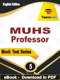 MUHS Professor Test PDF Book In English - Practice Set