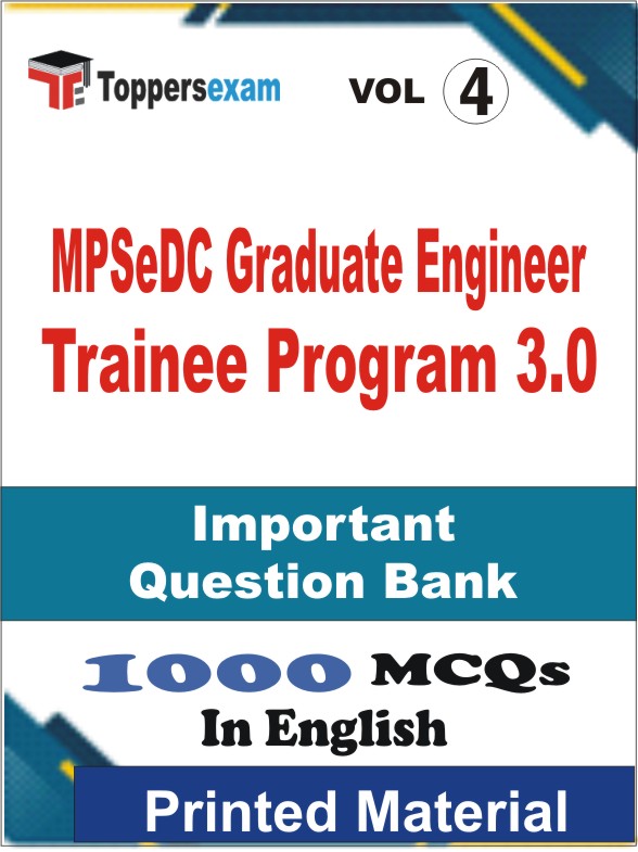 MPSeDC Graduate Engineer Trainee Program 3.0 Book in English - Objective MCQ (VOL.4)