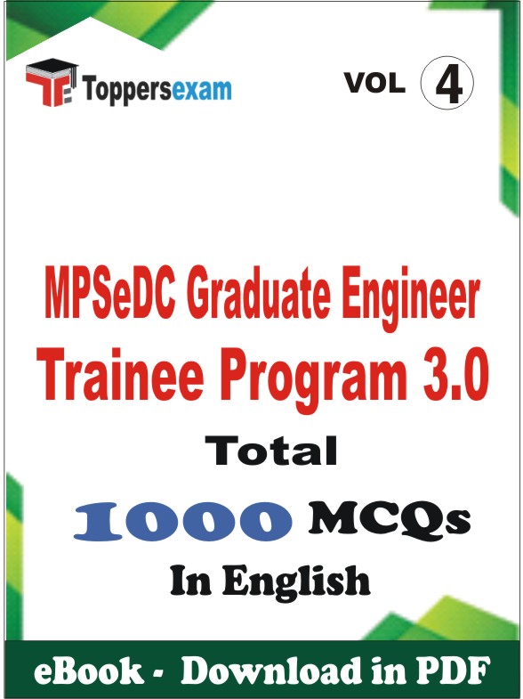MPSeDC Graduate Engineer Trainee Program 3.0 PDF Book in English - MCQ / Objective Questions (VOL.4)