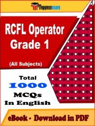 RCFL Operator Grade 1 PDF Book In English