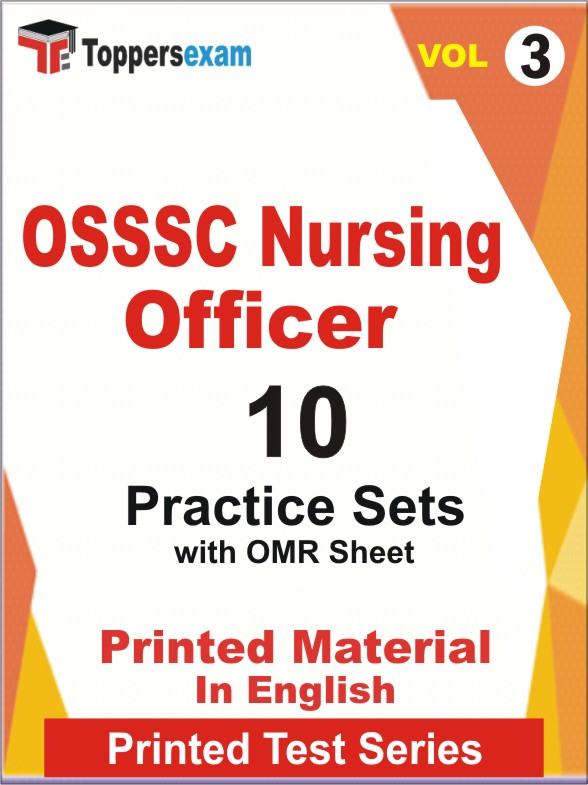 OSSSC Nursing Officer Book in English - Practice Set (VOL.3)