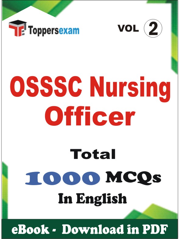 OSSSC Nursing Officer PDF Book In English - MCQ / Objective Questions (VOL.2)