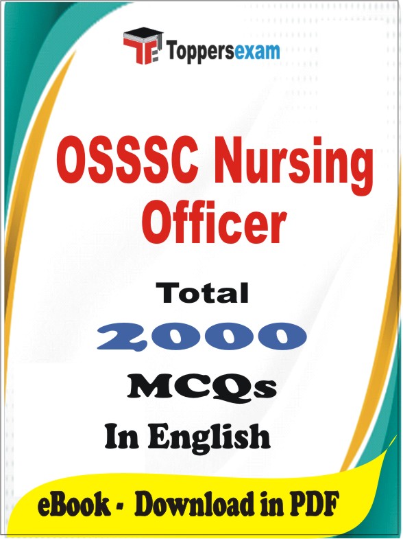 OSSSC Nursing Officer PDF Book In English - MCQ / Objective Questions