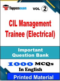 CIL Management Trainee (Electrical) Book in English - Objective MCQ (VOL.2)