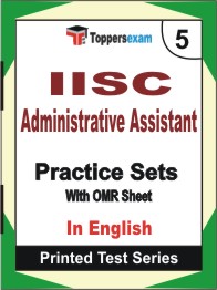 IISC Administrative Assistant Book in English - Mock Test / Practice Set