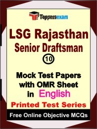 LSG Rajasthan Senior Draftsman Exam Mock Test Papers (Book) in English