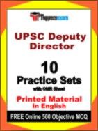 UPSC Deputy Director Book in English - Practice Set