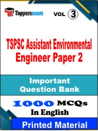 TSPSC Assistant Environmental Engineer (Paper 2) Book in English - Objective MCQ (VOL.3)