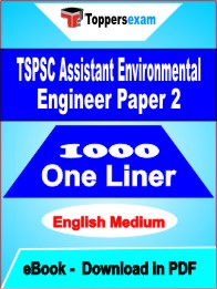 TSPSC Assistant Environmental Engineer (Paper 2) One Liner Book PDF in English