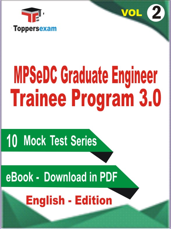 MPSeDC Graduate Engineer Trainee Program 3.0 Test PDF Book in English - Mock Test/Practice Set (VOL. 2)