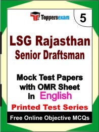 LSG Rajasthan Senior Draftsman Exam Mock Test Papers (Book) in English