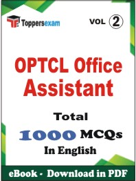 OPTCL Office Assistant PDF Book in English - MCQ / Objective Questions (VOL.2)