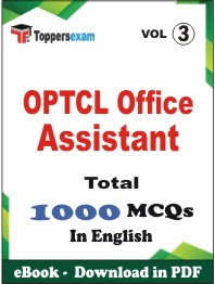 OPTCL Office Assistant PDF Book in English - MCQ / Objective Questions (VOL.3)