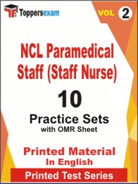 NCL Paramedical Staff (Staff Nurse) Book in English - Practice Set (VOL.2)