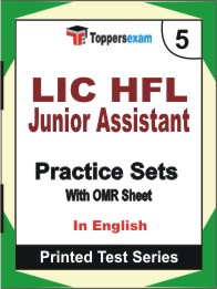 LIC HFL Junior Assistant Book in English - Mock Test / Practice Set