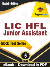 LIC HFL Junior Assistant Test PDF Book In English - Practice Set
