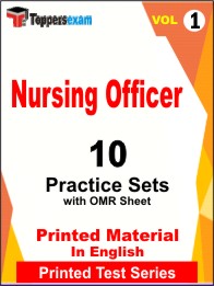 Nursing Officer Book in English - Practice Set (VOL.1)