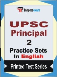 UPSC Principal Book in English - Question Paper / Practice Set