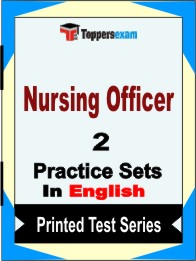 Nursing Officer Book in English - Question Paper / Practice Set