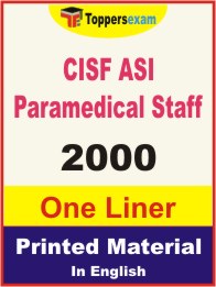 CISF ASI Paramedical Staff One Liner Book in English