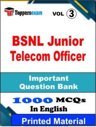 BSNL Junior Telecom Officer Book in English - Objective MCQ (VOL.3)