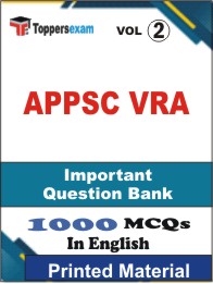 APPSC VRA Book in English - Objective MCQ (VOL.2)