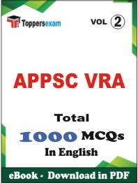 APPSC VRA PDF Book in English - MCQ / Objective Questions (VOL.2)