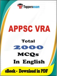 APPSC VRA PDF Book in English - MCQ / Objective Questions