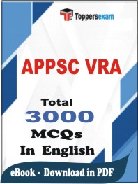 APPSC VRA PDF Book in English - MCQ / Objective Questions