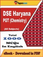 EBook of DSE Haryana PGT (Chemistry) Exam (Objective Questions /MCQ) PDF in English