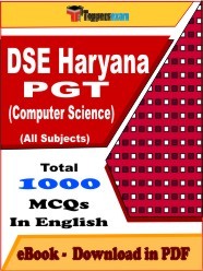 EBook of DSE Haryana PGT (Computer Science) Exam, PDF Format in English