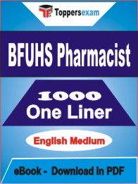 BFUHS Pharmacist One Liner Book PDF in English