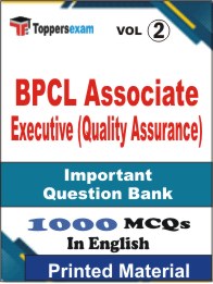 BPCL Associate Executive (Quality Assurance) Book in English - Objective MCQ (VOL.2)