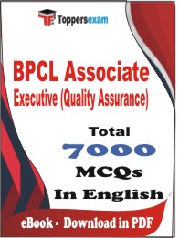 BPCL Associate Executive (Quality Assurance) PDF Book In English - MCQ / Objective Questions