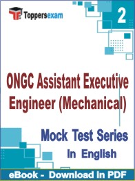 ONGC Assistant Executive Engineer (Mechanical) PDF Book In English - Question Paper