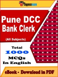 EBook of Pune DCC Bank Clerk Exam, PDF Format in English