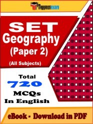 EBook of SET Exam Geography (Paper 2) Exam, PDF Format in English