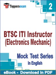 BTSC ITI Instructor (Electronics Mechanic) Test PDF Book In English - Question Paper