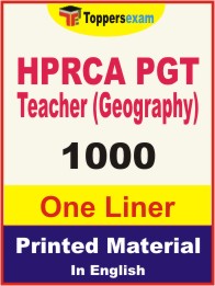 HPRCA PGT Teacher (Geography) One Liner Book in English