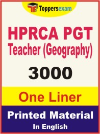 HPRCA PGT Teacher (Geography) One Liner Book in English