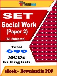 EBook of SET Exam Social Work (Paper 2) Exam, PDF Format in English